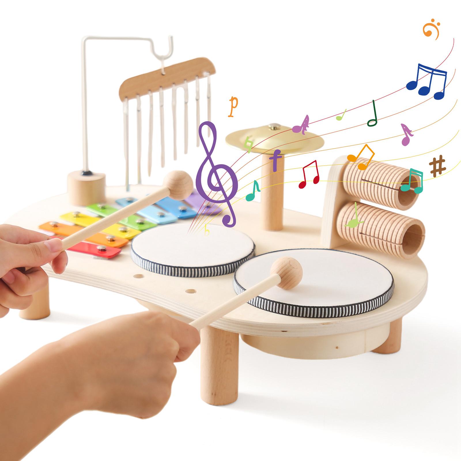 Kids Toys Xylophone - 실로폰 드럼 세트 학습용 장난감 손과