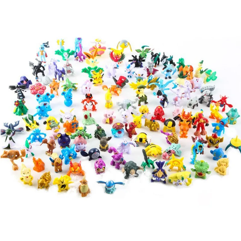 Kids Toys Doll - 2-3CM 포켓몬 애니메이션 피규어 피카추 귀여운