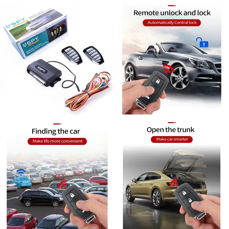 Remote Control Car - 스파이 433.92MHz 키리스 엔트리 시스템 리모컨