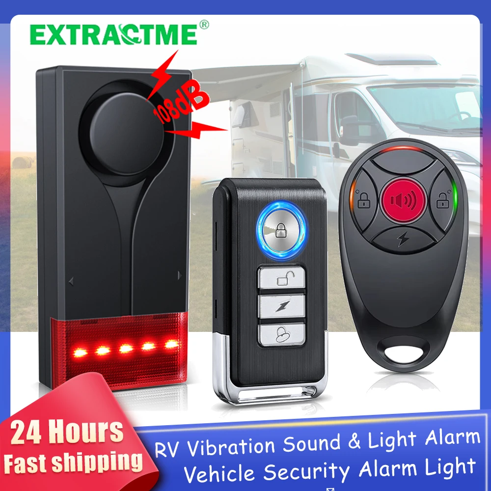 Remote Control Car - Extractme RV 알람 108dB 자동차 진동