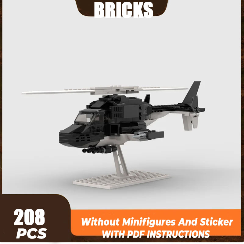 Kids Toys Helicopter - 밀리터리 시리즈 YcMoc 빌딩 블록, 특수