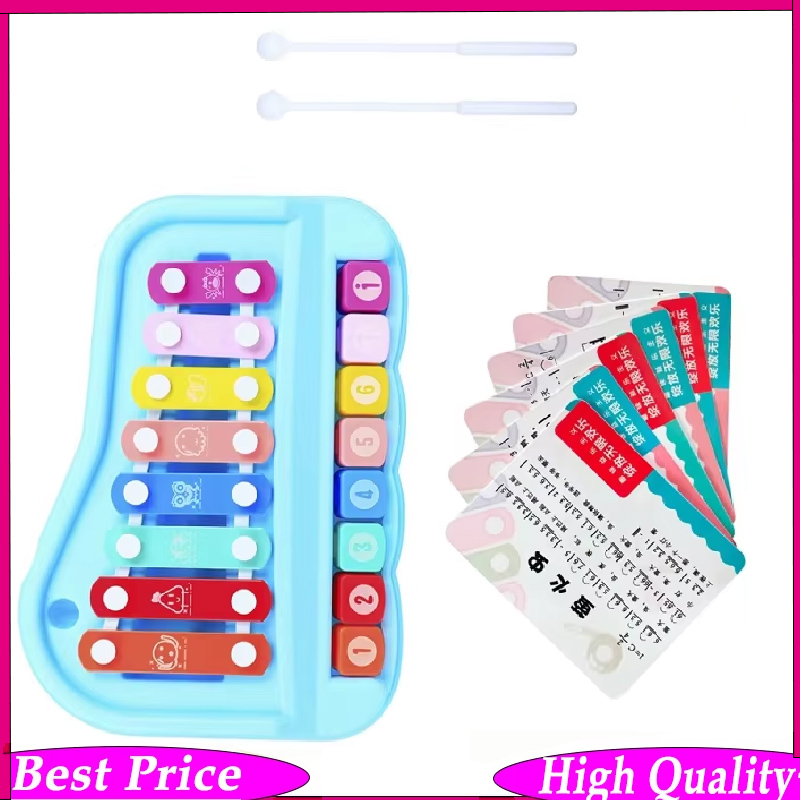 Kids Toys Xylophone - 8 톤 핸드 타악기 - 어린이를위한
