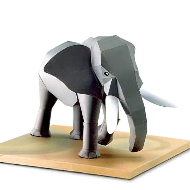 Kids Toys Elephant - 아프리카 코끼리 종이 접기 예술 미니
