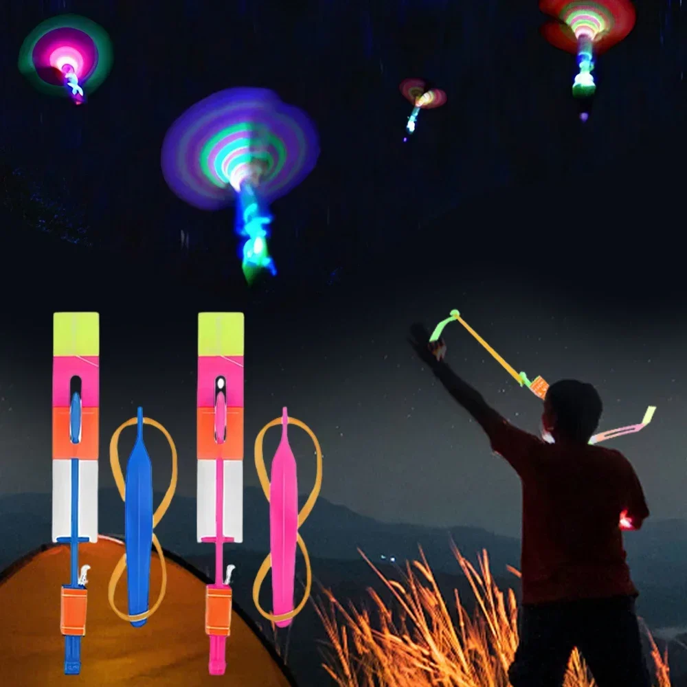 Kids Toys Helicopter - 5/10/20pcs Led 라이트 화살표 헬리콥터 Slingshot