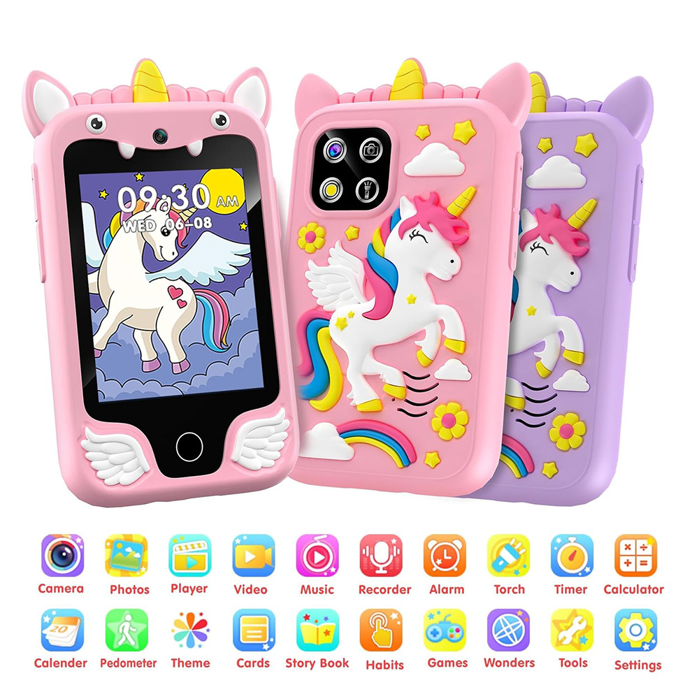 Kids Toys Smartphone - 어린이 스마트폰 카메라 장난감 터치스크린 유니콘