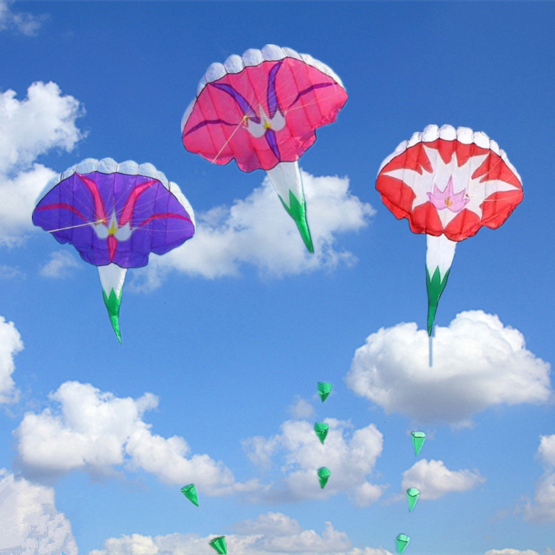 Kite Wind Outdoor - 대형 연날리기, 부드러운 연날리기, 나팔꽃 모양