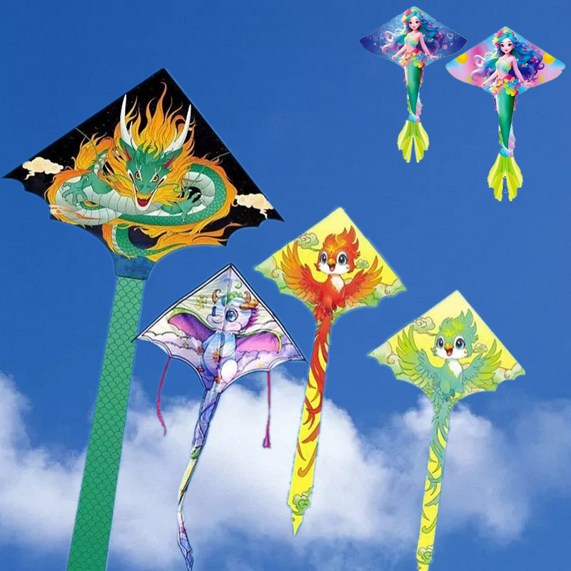 Kite Wind Outdoor - 어린이를위한 드래곤 연 비행 장난감 연