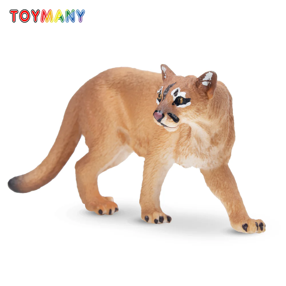 Kids Toys Under $5 - Toymany 시뮬레이션 쿠거 야생 동물 동물