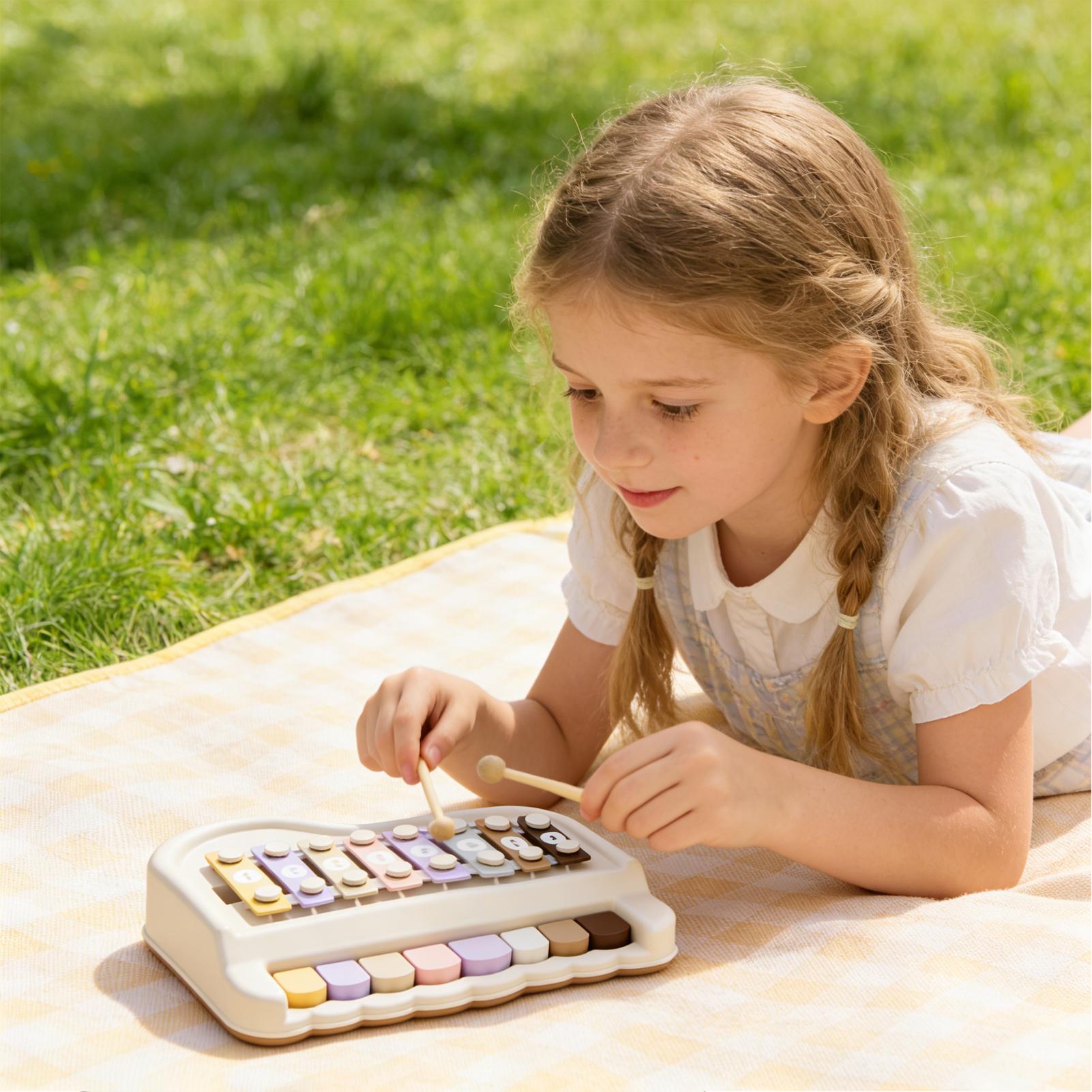 Kids Toys Xylophone - 어린이를위한 피아노 실로폰 휴대용 악기 키보드