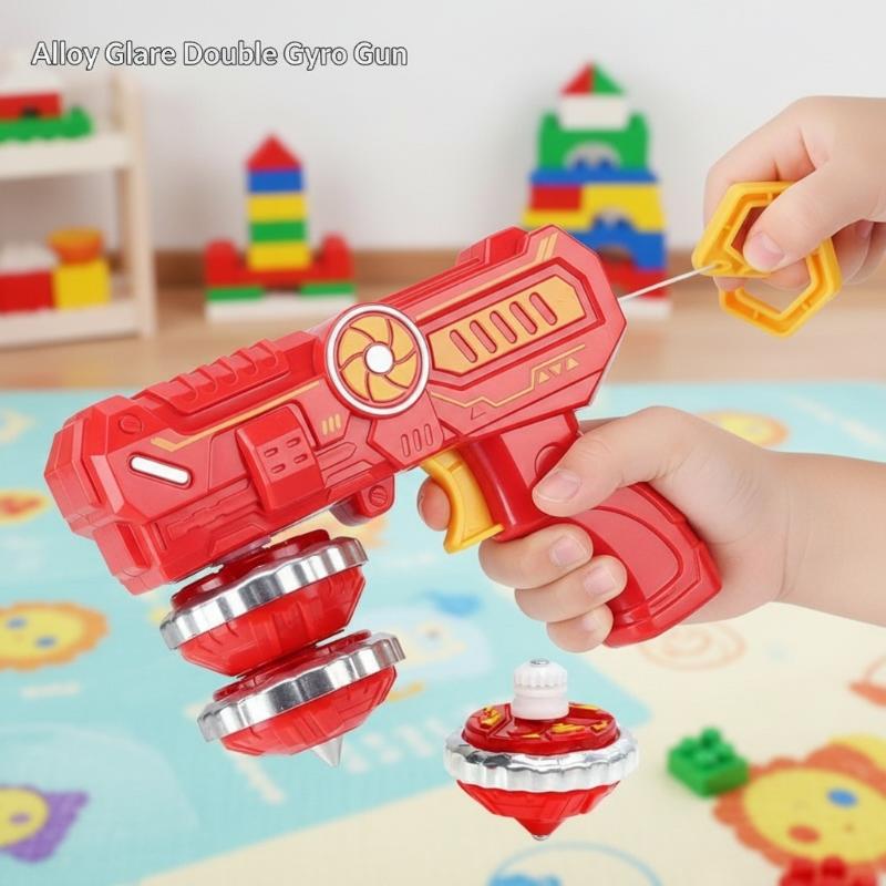 Spin Top Gyro Toy - 합금 LED 조명 자이로 장난감 -