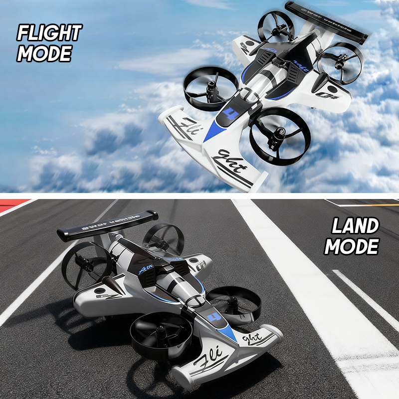 Kids Toys Helicopter - 2in1 미니 드론 공중-지상 비행 자동차