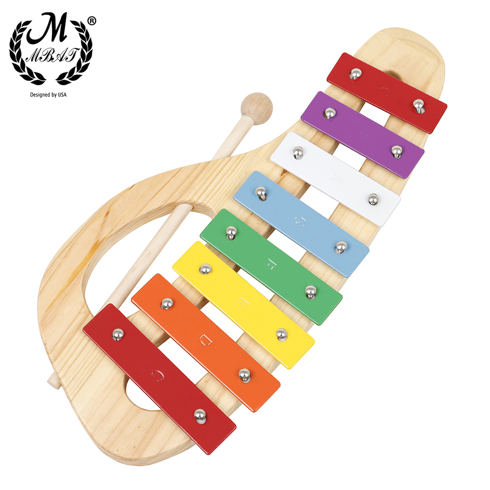 Kids Toys Xylophone - M MBAT 8-플라스틱 말렛 보관 상자