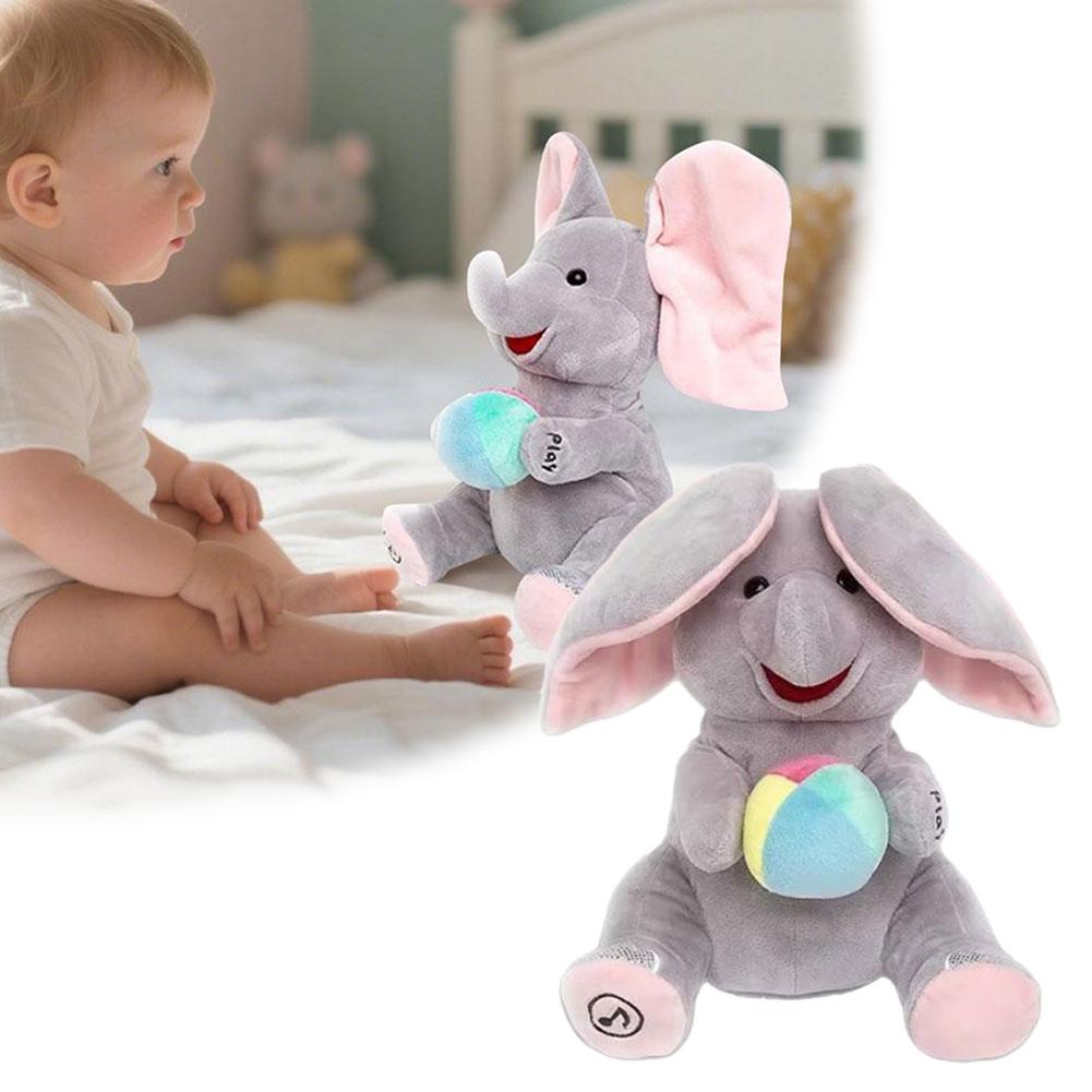 재미있는 숨바꼭질 코끼리 봉제 인형, 즐거운 노래와 함 - Kids Toys Elephant 리뷰 및 가격