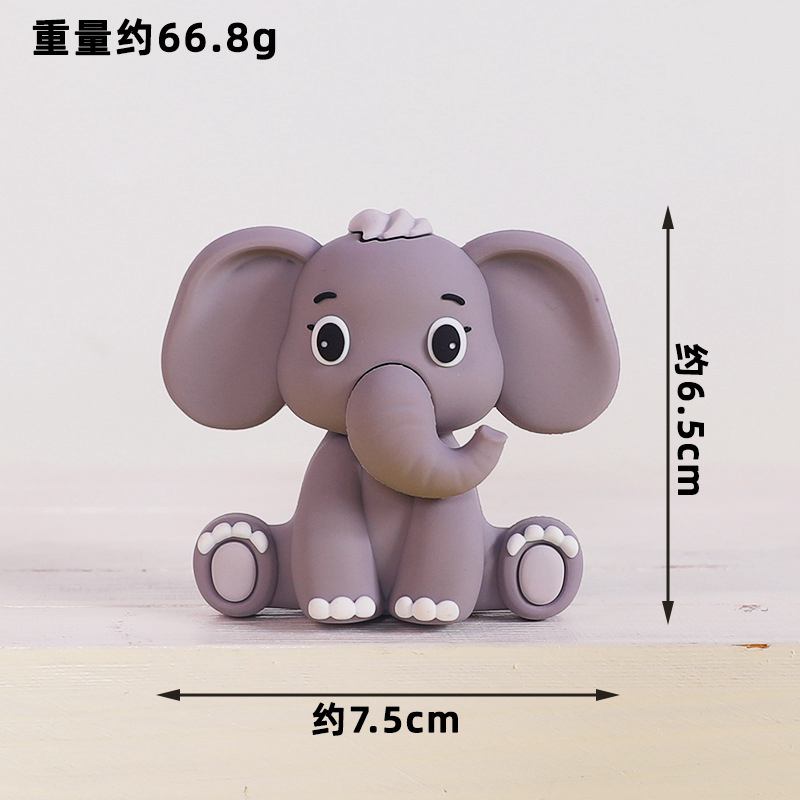 정글 사파리 동물 인형 케이크 장식 사자 코끼리 돈 기 - Kids Toys Elephant 리뷰 및 가격