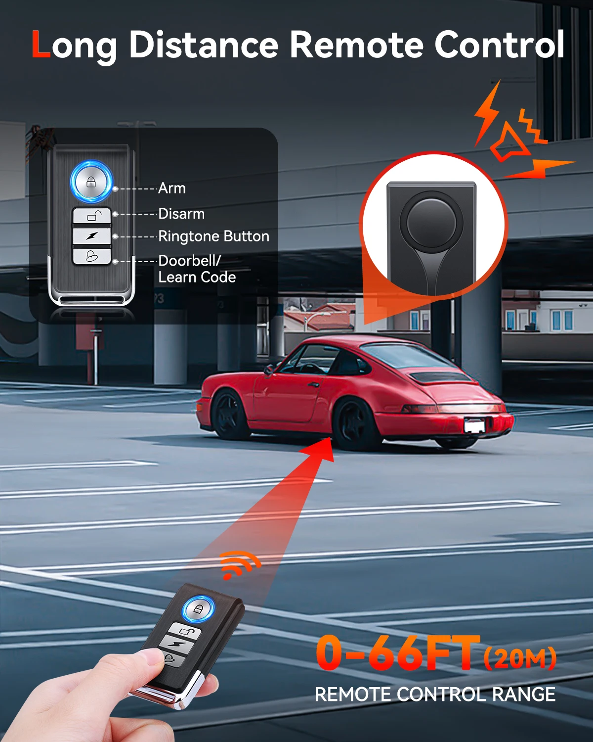Extractme RV 알람 108dB 자동차 진동 소 - Remote Control Car 리뷰 및 가격