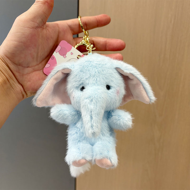 어린이 만화 코끼리 가방 열쇠고리 펜던트 플러시 큰 귀 - Kids Toys Elephant 리뷰 및 가격