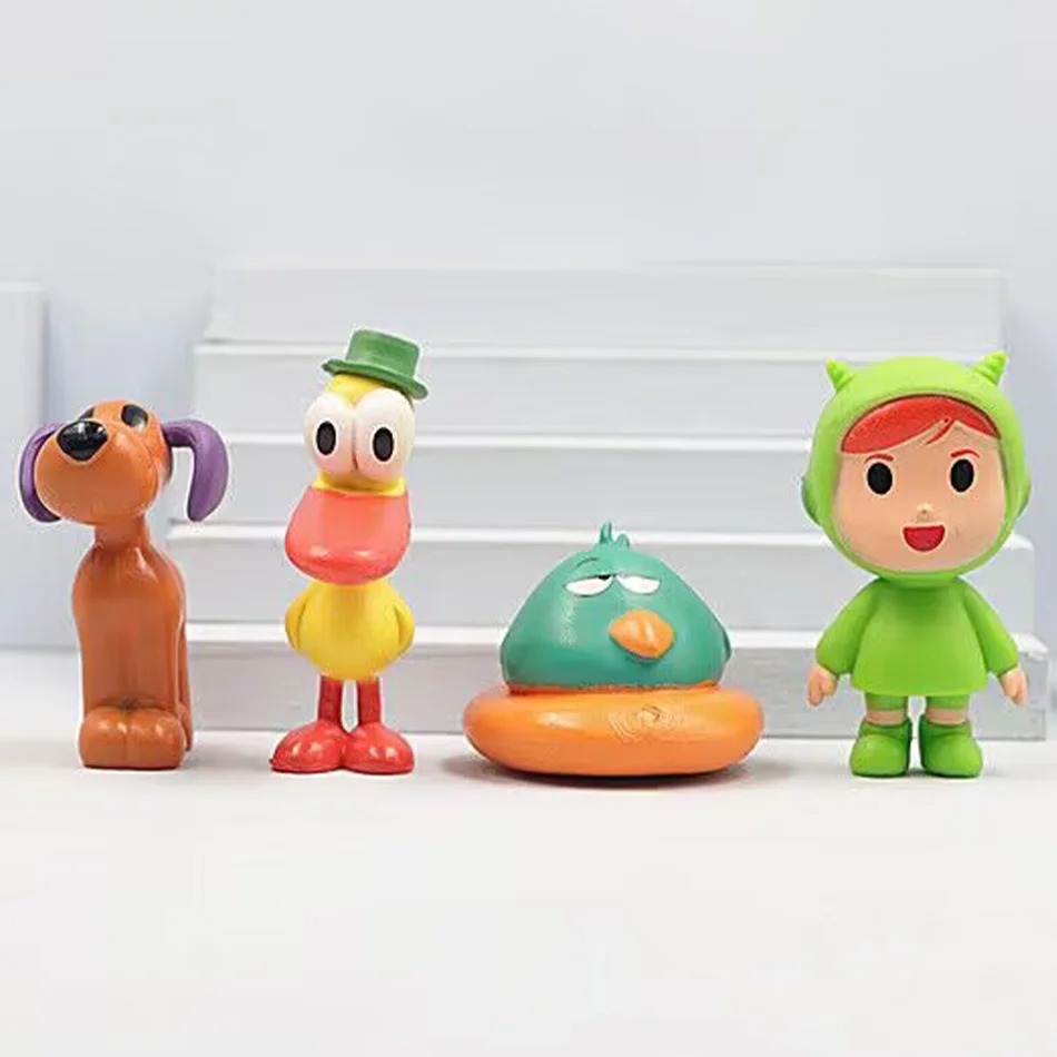 7개/세트 포코요 동물 장난감 새 오리 코끼리 인형 모 - Kids Toys Elephant 리뷰 및 가격