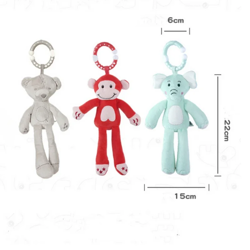 새로운 아기 딸랑이 모바일 유아 유아 장난감 유모차 침 - Kids Toys Elephant 리뷰 및 가격