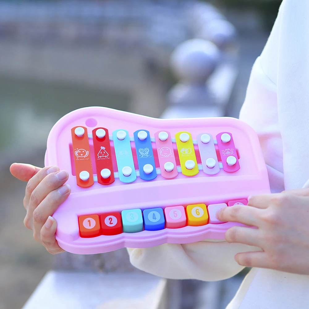8 톤 핸드 타악기 - 어린이를위한 오르프 스타일 뮤지 - Kids Toys Xylophone 리뷰 및 가격