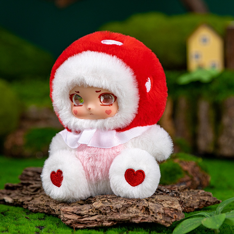 14cm 버섯 소녀 비닐 봉제 장난감 귀여운 곰팡이 요 - Kids Toys Doll 리뷰 및 가격