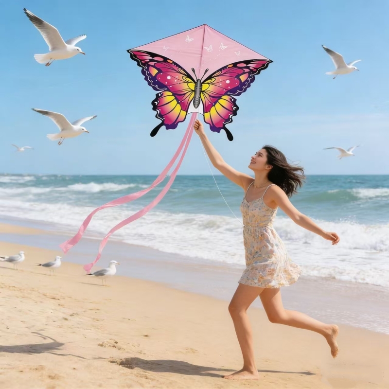 140cm 나비 연, 어린이용 야외 장난감 연, 스포츠 - Kite Wind Outdoor 리뷰 및 가격