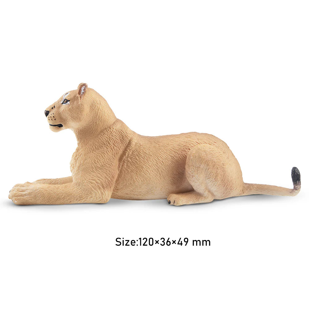 Toymany 시뮬레이션 누워 사자 야생 동물 동물 모 - Kids Toys Under $5 리뷰 및 가격