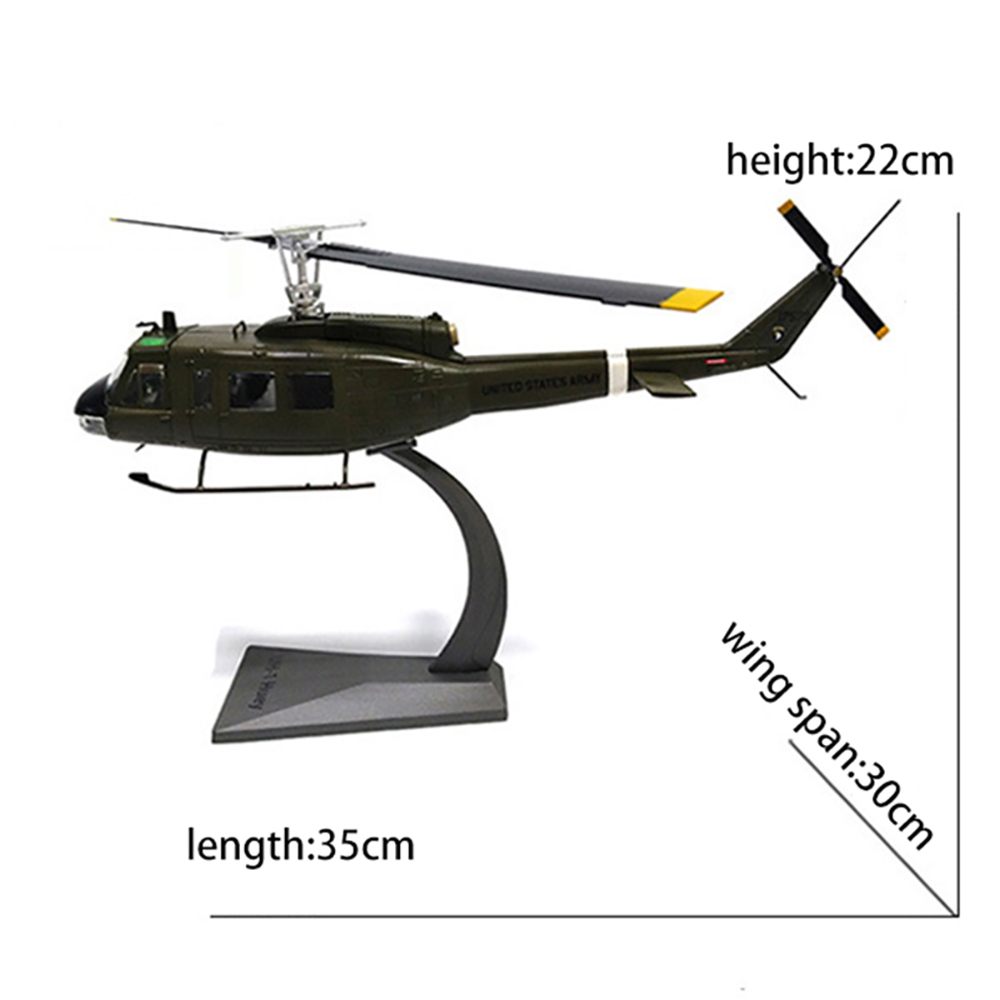 합금 수송 헬리콥터 UH-1 이로쿠아 항공기, 미국 공 - Kids Toys Helicopter 리뷰 및 가격