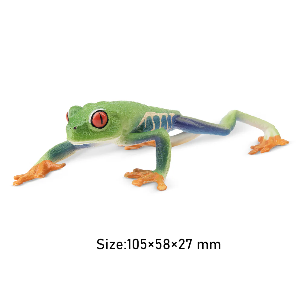 Toymany 시뮬레이션 빨간 눈 나무 개구리 파충류  - Kids Toys Under $5 리뷰 및 가격