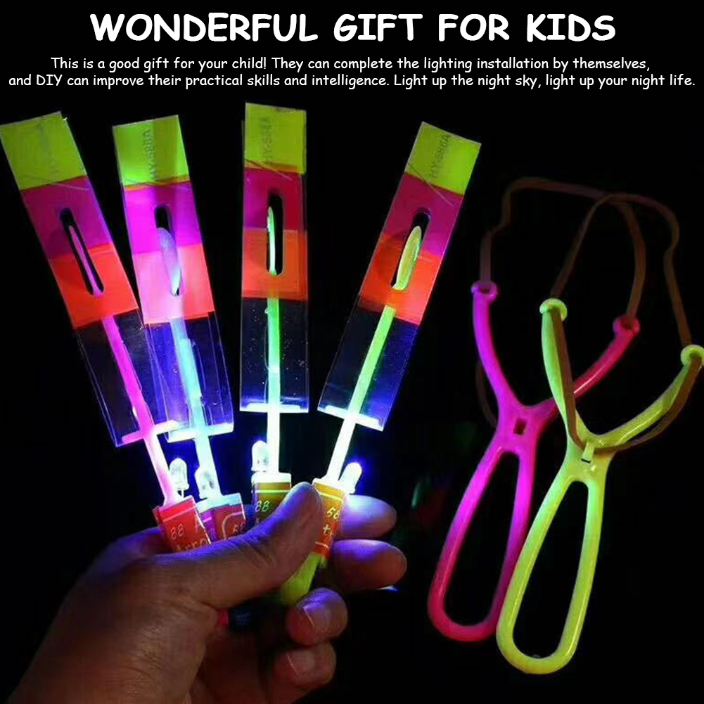 로켓 새총 비행 장난감 10Pcs LED 화살표 헬리콥 - Kids Toys Helicopter 리뷰 및 가격