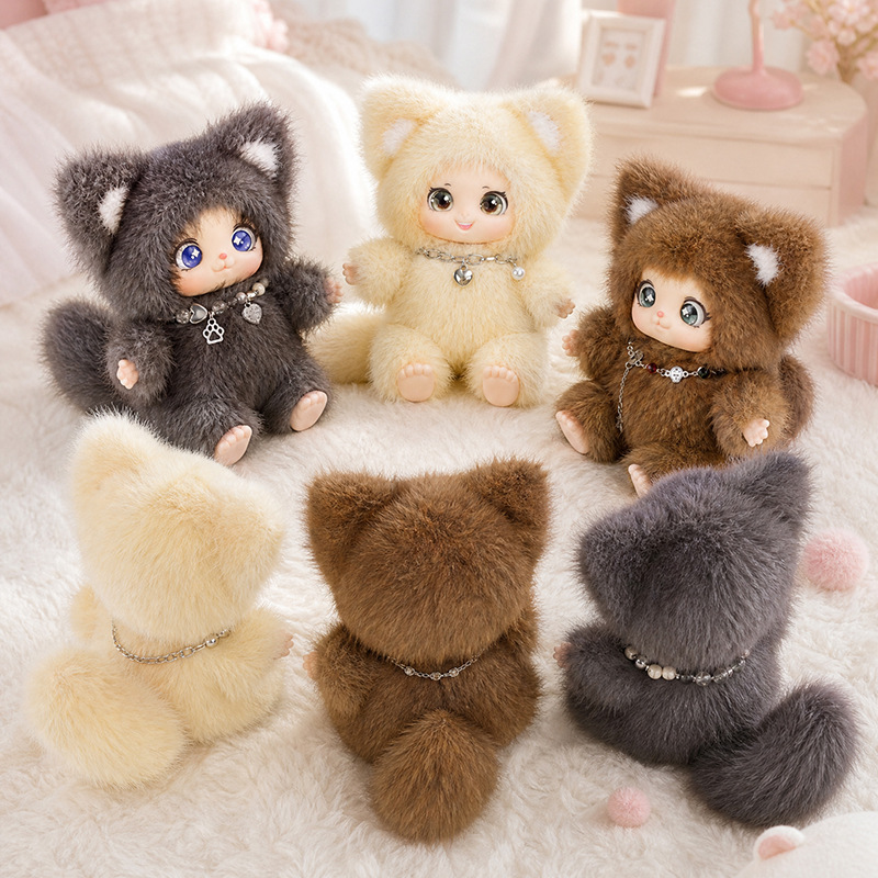 18cm 새롭고 귀여운 가족 여우 플러시 펜던트 귀여운 - Kids Toys Doll 리뷰 및 가격