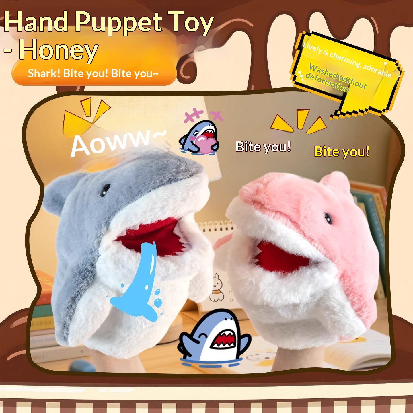 상어 손인형 봉제상어 팔 장갑 장난감 재미있는 인터랙티 - Kids Toys Doll 리뷰 및 가격