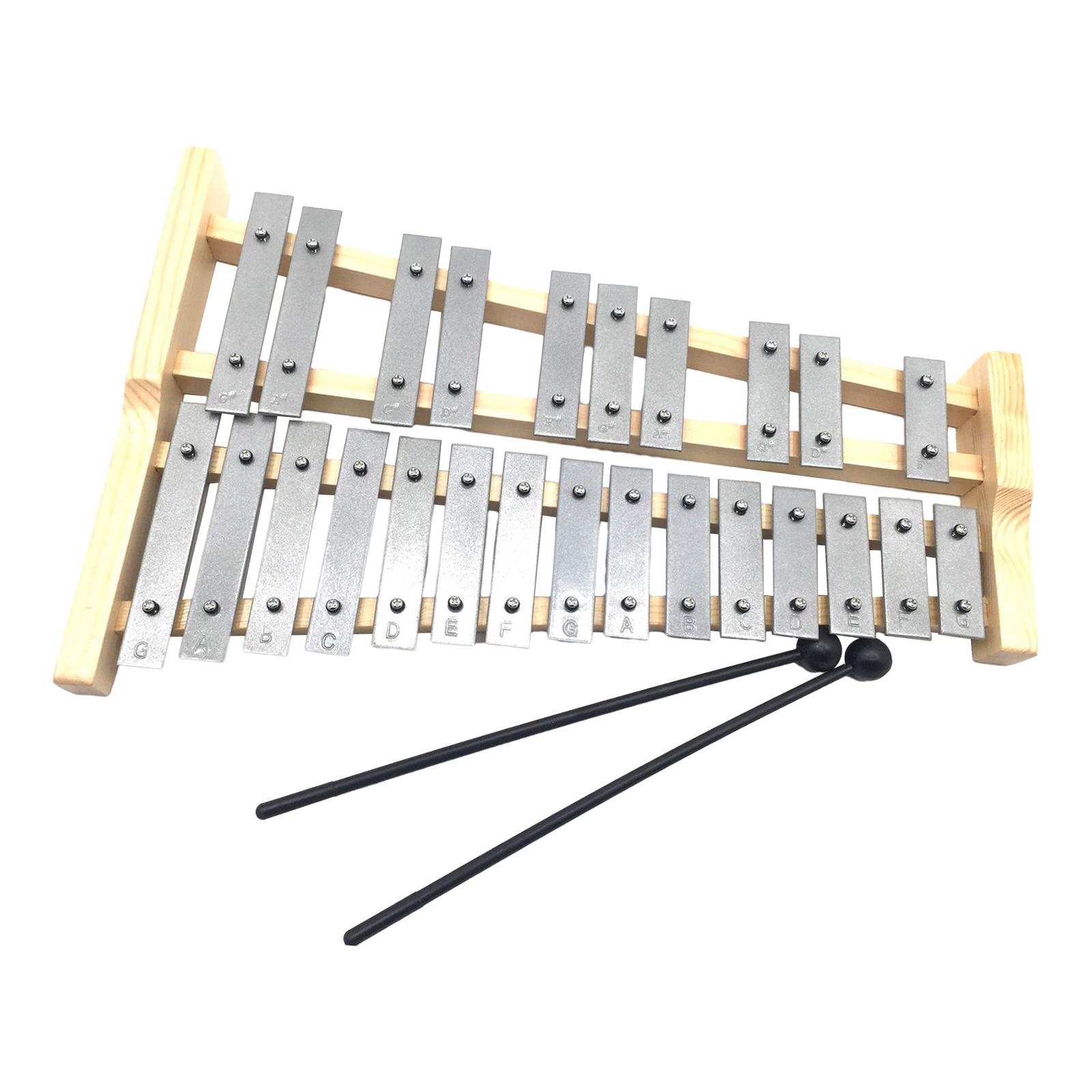 25개의 메탈 키가 있는 실로폰 글로켄슈필 타악기, 어 - Kids Toys Xylophone 리뷰 및 가격