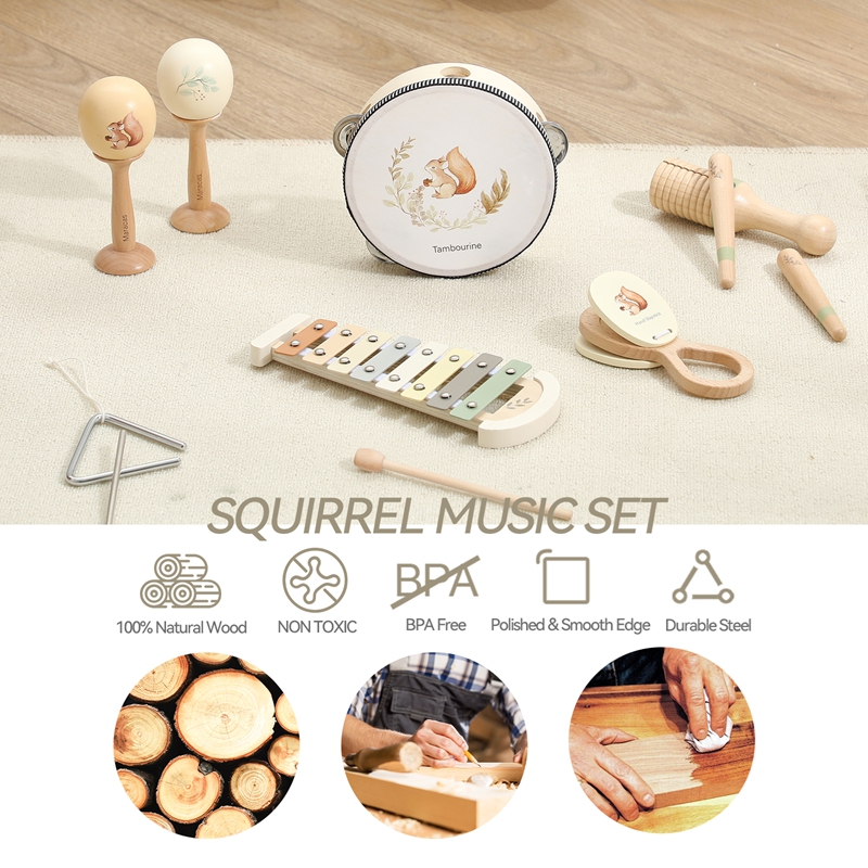 아기 음악 장난감 마라카스 드럼 실로폰 어린이 다람쥐  - Kids Toys Xylophone 리뷰 및 가격