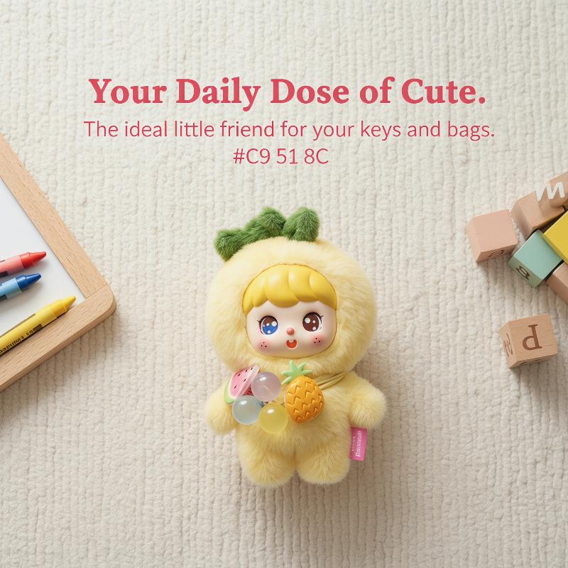 귀여운 과일 플러시 인형 열쇠고리 10cm 부드러운 푹 - Kids Toys Doll 리뷰 및 가격
