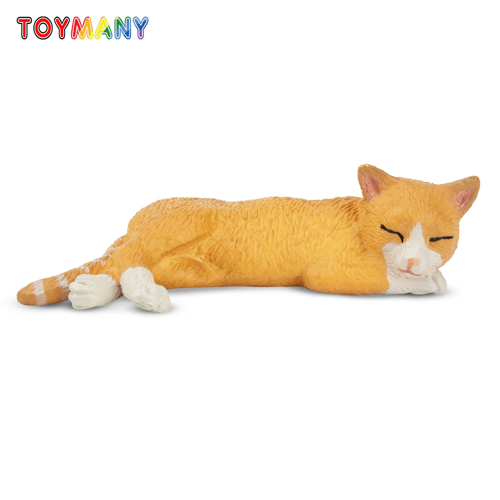Toymany 시뮬레이션 거짓말 오렌지 고양이 고양이  - Kids Toys Under $5 리뷰 및 가격