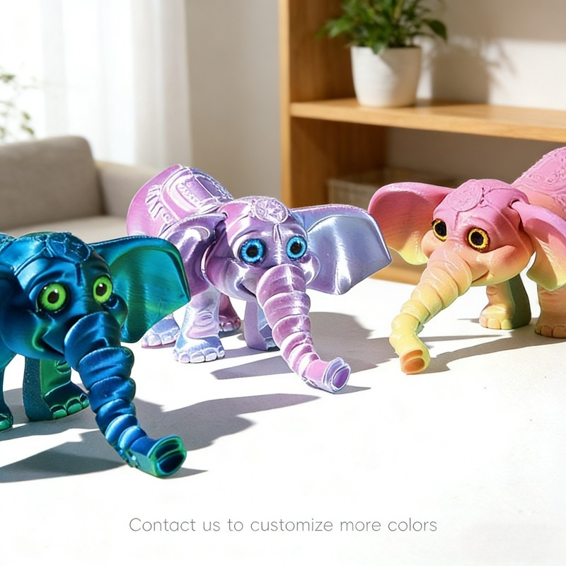 10CM 3D 프린팅 코끼리 모형 다관절 가동식 코끼리 - Kids Toys Elephant 리뷰 및 가격