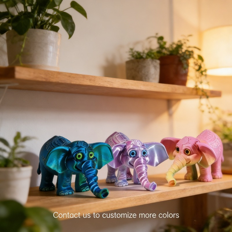 10CM 3D 프린팅 코끼리 모형 다관절 가동식 코끼리 - Kids Toys Elephant 리뷰 및 가격