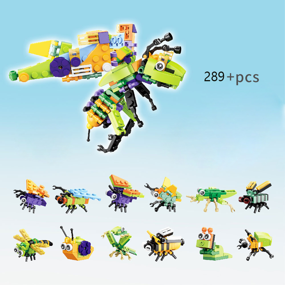 12-in-1 동물 빌딩 블록 벽돌 세트 전갈 곤충 코 - Kids Toys Elephant 리뷰 및 가격
