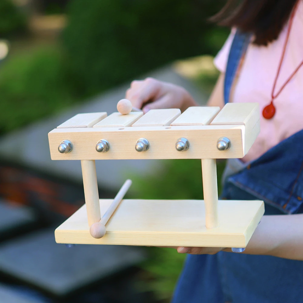 5톤 실로폰 오르프 악기 - 드럼스틱이 포함된 나무 클 - Kids Toys Xylophone 리뷰 및 가격