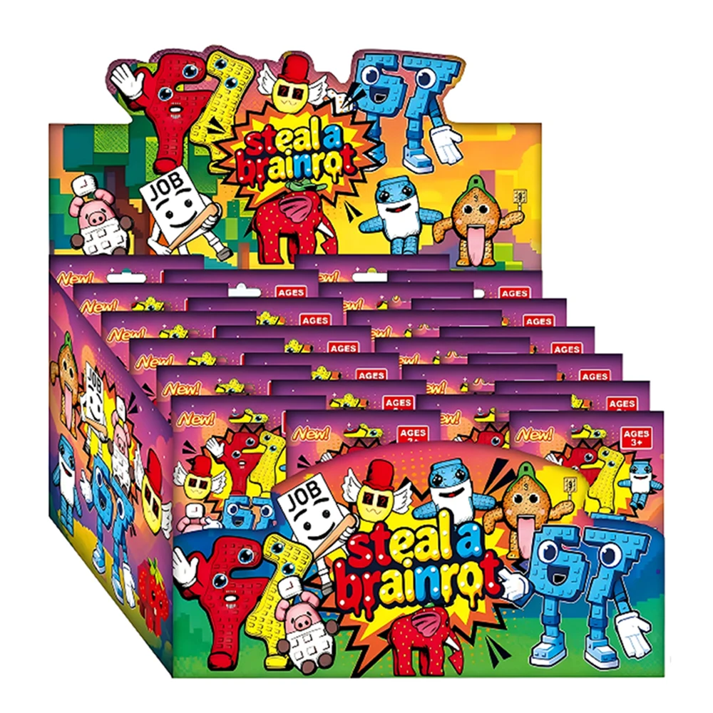 스틸 에이 브레인롯 블라인드 박스 액션 피규어 장식 미 - Kids Toys Elephant 리뷰 및 가격