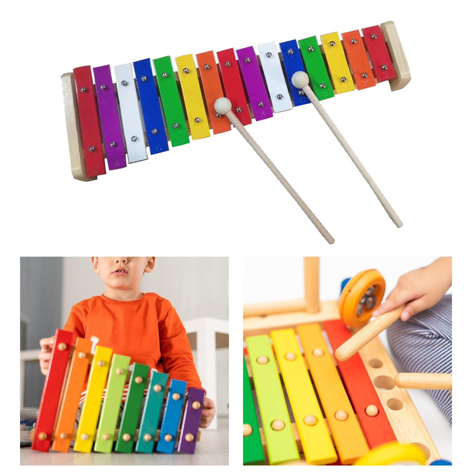 15 스케일 실로폰 벨 핸드 타악기 어린이 실로폰 교육 - Kids Toys Xylophone 리뷰 및 가격