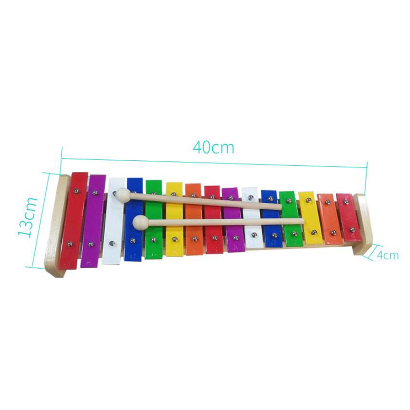 15 스케일 실로폰 벨 핸드 타악기 어린이 실로폰 교육 - Kids Toys Xylophone 리뷰 및 가격
